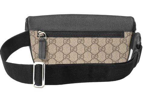 Gucci Eden Belt Bag Beige/Ebony in Canvas with Silver